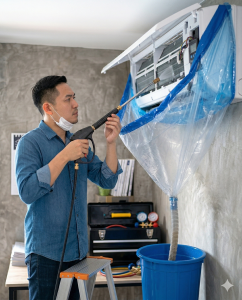 【99 Aircon Expert 誠信職人 · 專業效能翻新】冷氣機噴黑垢、結霜變雪條？99 Aircon Expert 高壓除霉深層洗，還原 100% 冰極強風！